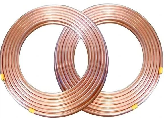 Cutomized China Manufacturer ASTM C10200 Air Conditioner Tp2 Copper Pancake Pipe