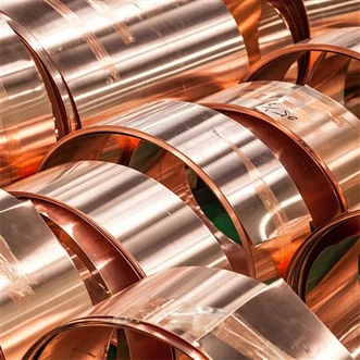 Медна ламарина на рулони с дебелина 2 мм