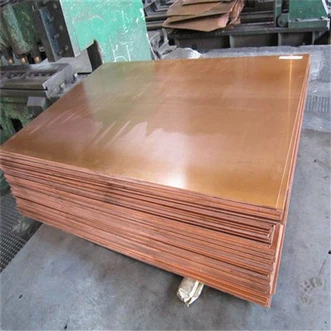 Метална медна плоча